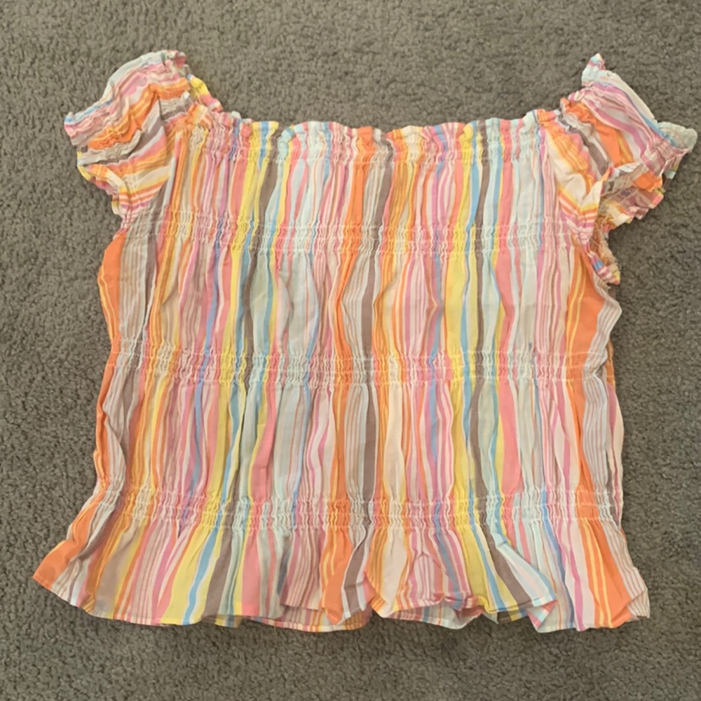 Y2K express crinkle top